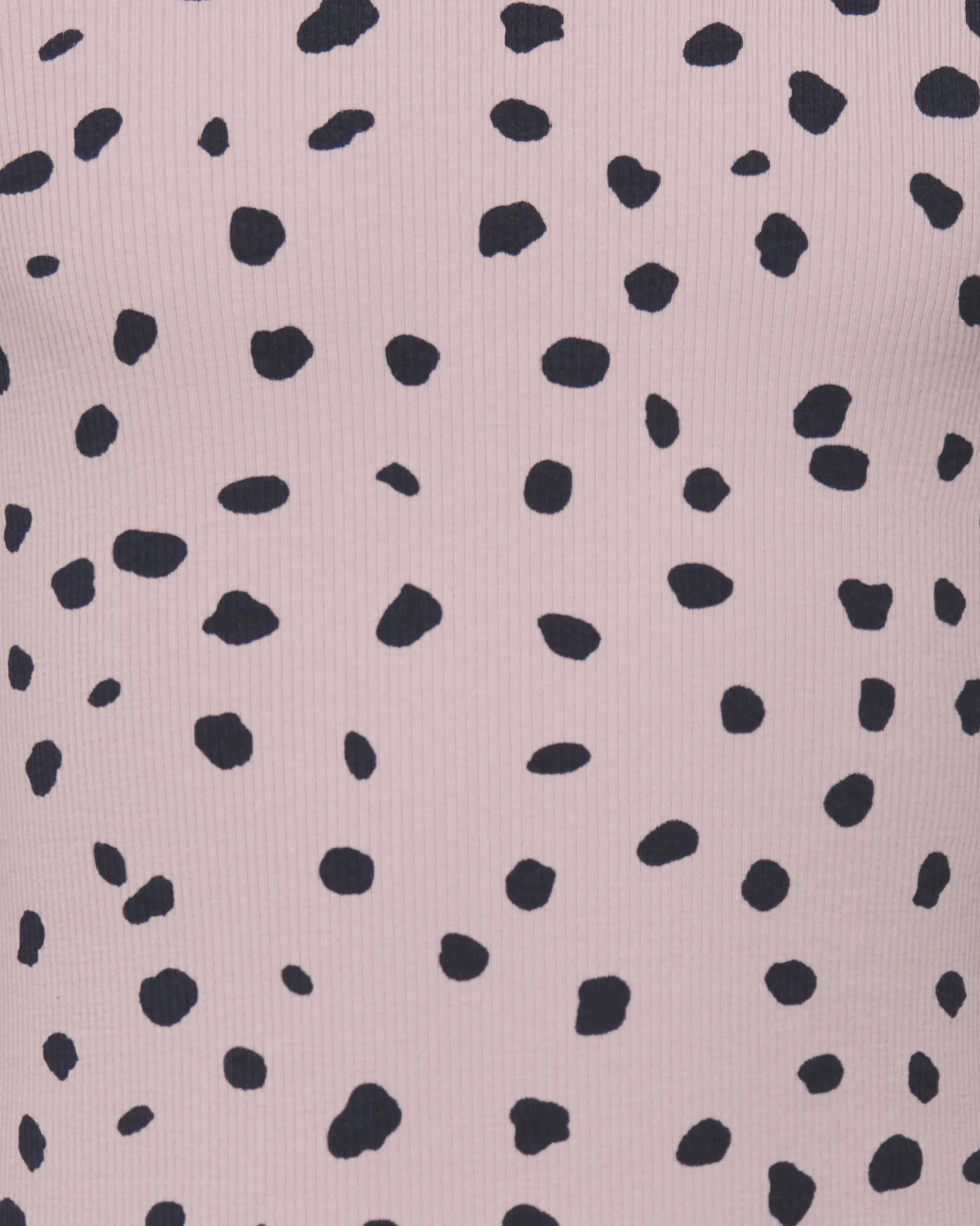 T-shirt Kids Only a maniche lunghe rosa a macchie nere