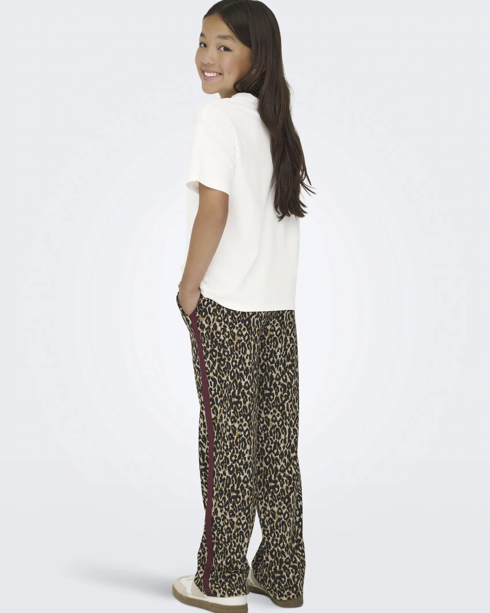 T-shirt Kids Only avorio con orsetto Not Lazy