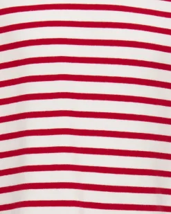 T-shirt Kids Only mezza manica a righe bianche e rosse
