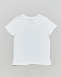T-shirt Levi's bianca a maniche corte con logo batwing rosso