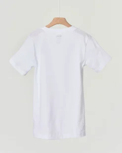 T-shirt Levi's bianca mezza manica con logo batwing piccolo
