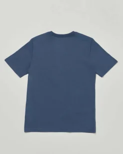 T-shirt Levi's blu jeans a maniche corte con logo batwing beige