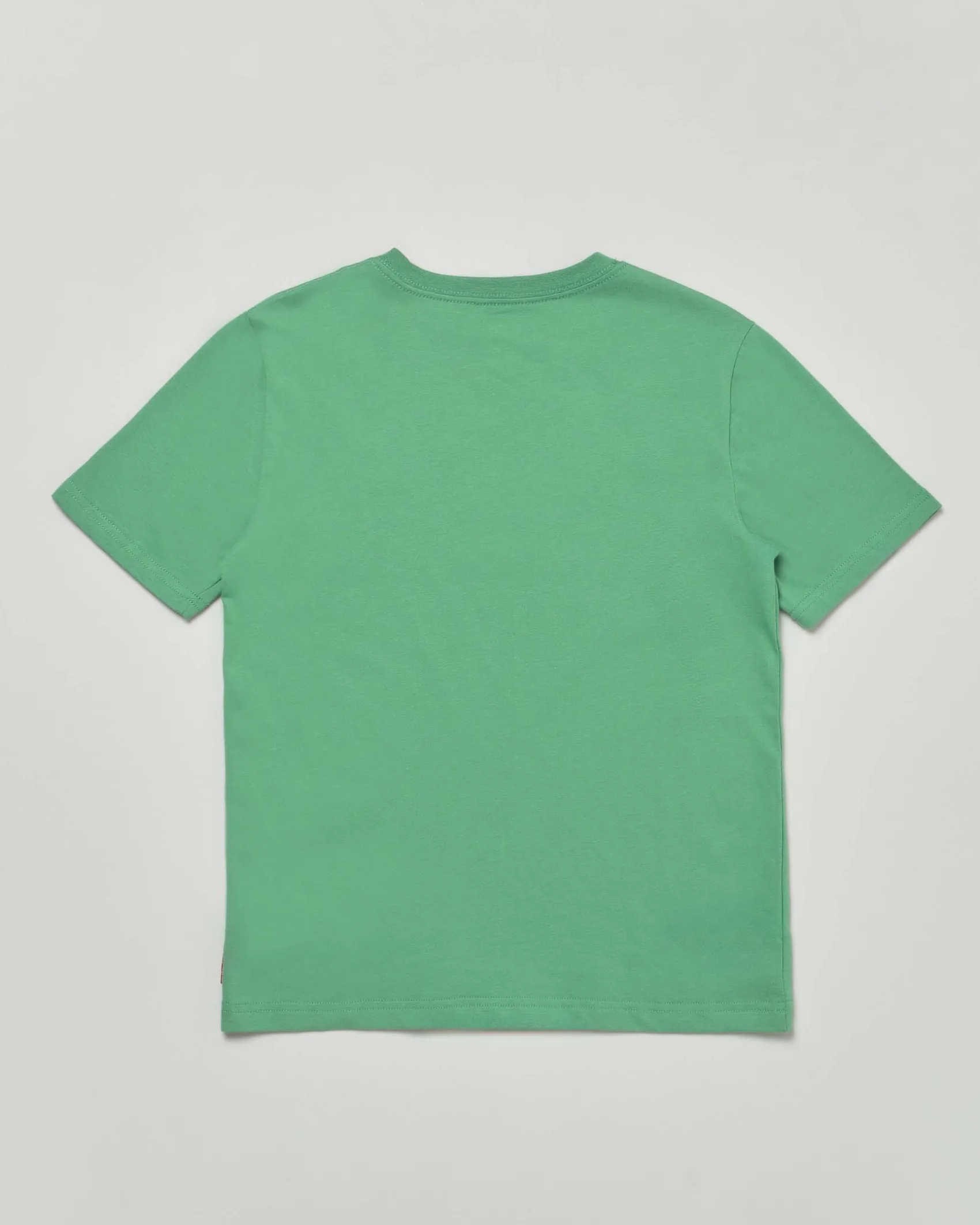 T-shirt Levi's verde mezza manica con mini logo blu