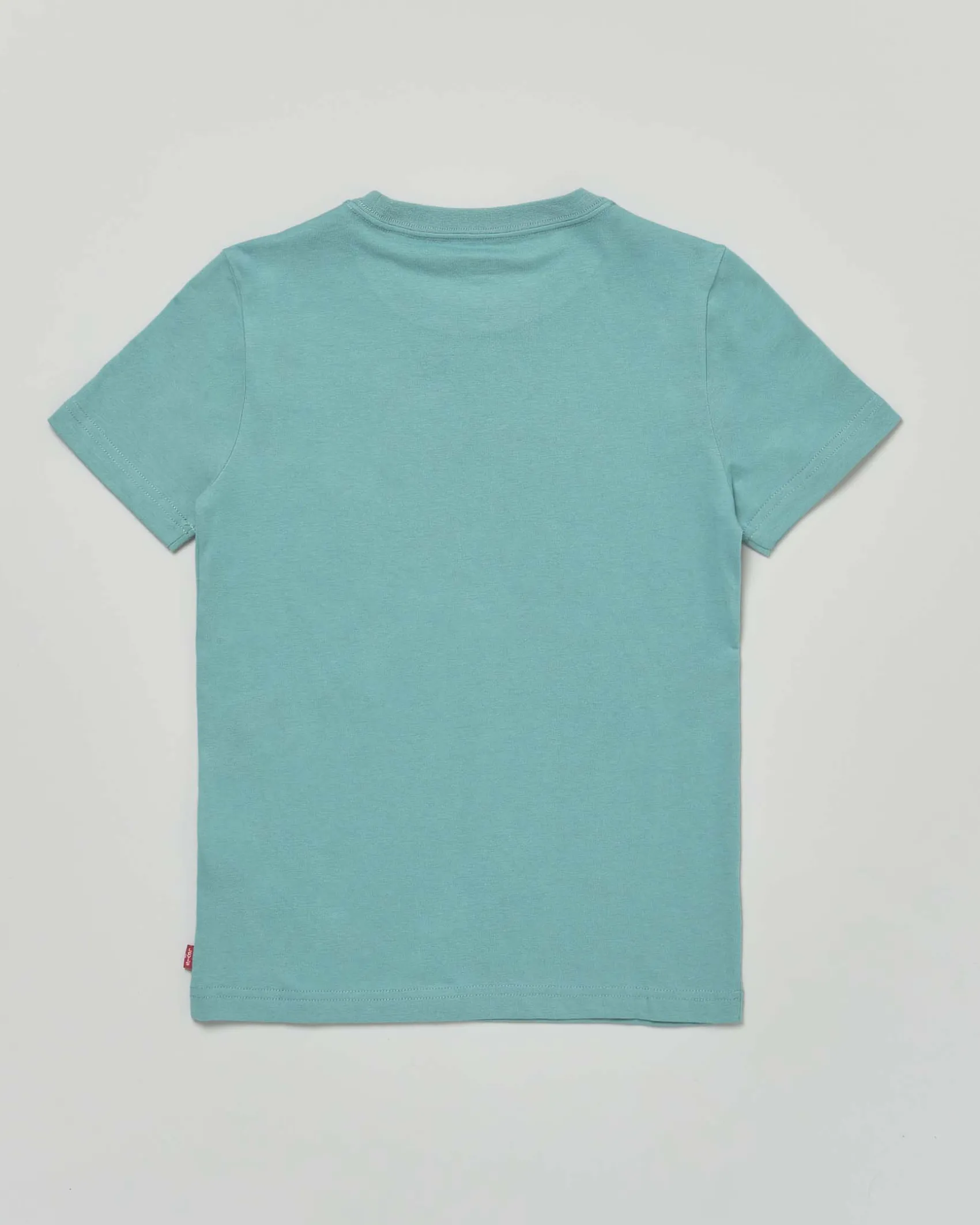T-shirt Levi's verde petrolio mezza manica con mini logo blu