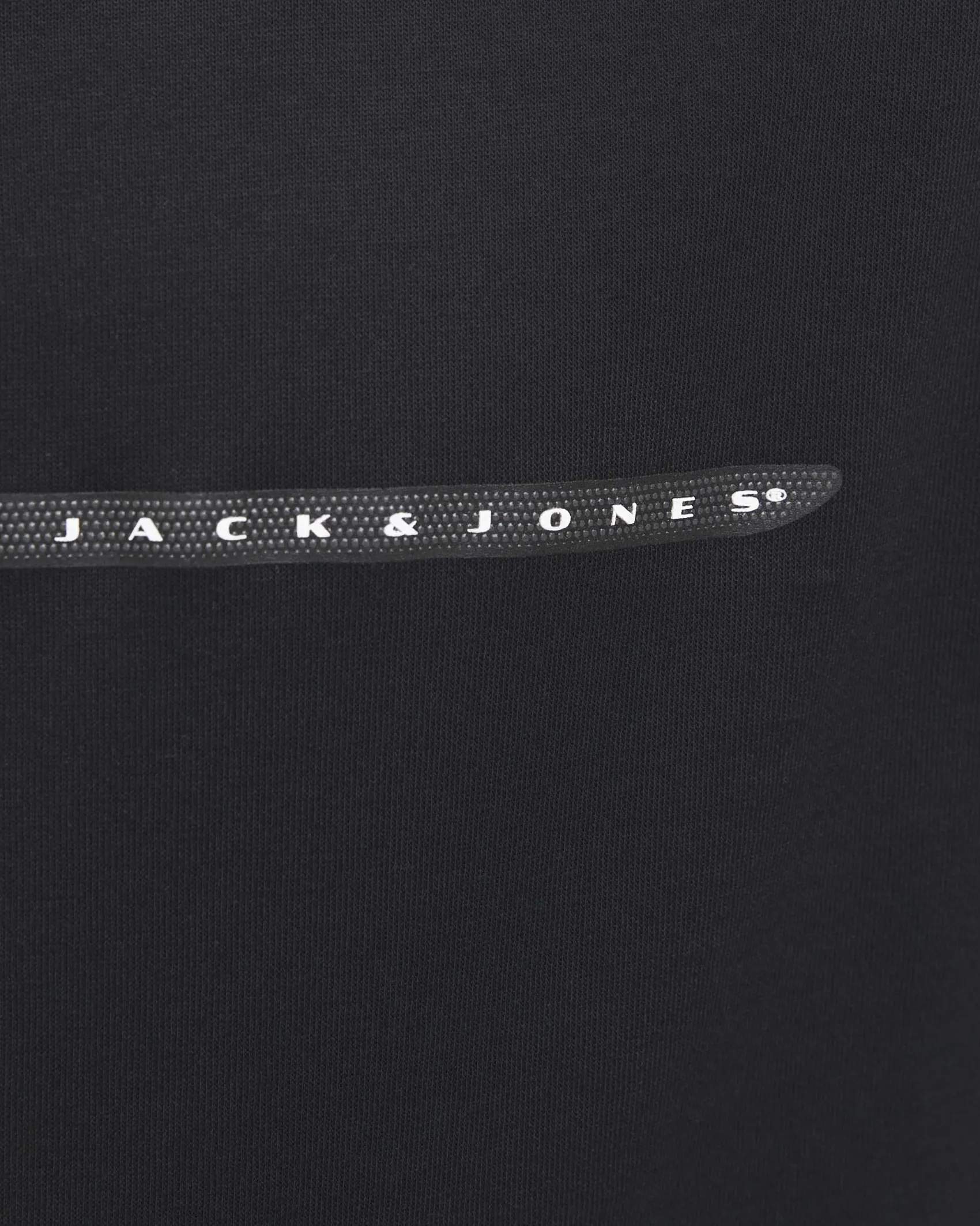 T-shirt mezza manica Jack & Jones nero con logo nero