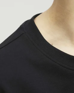 T-shirt mezza manica Jack & Jones nero con logo nero