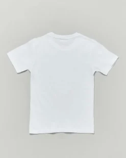 T-shirt Mousse bianca in cotone con stampa Labubu unicorno