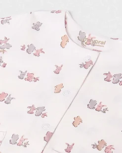 Tutina avorio e beige con set 3 pezzi bavaglino calzini e cappellino coordinati
