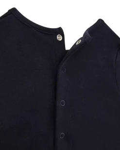 Tutina Guess blu in puro cotone con orsetto