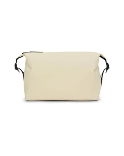 Weekend Wash Bag beauty case Rains beige con fibbie laterali regolabili