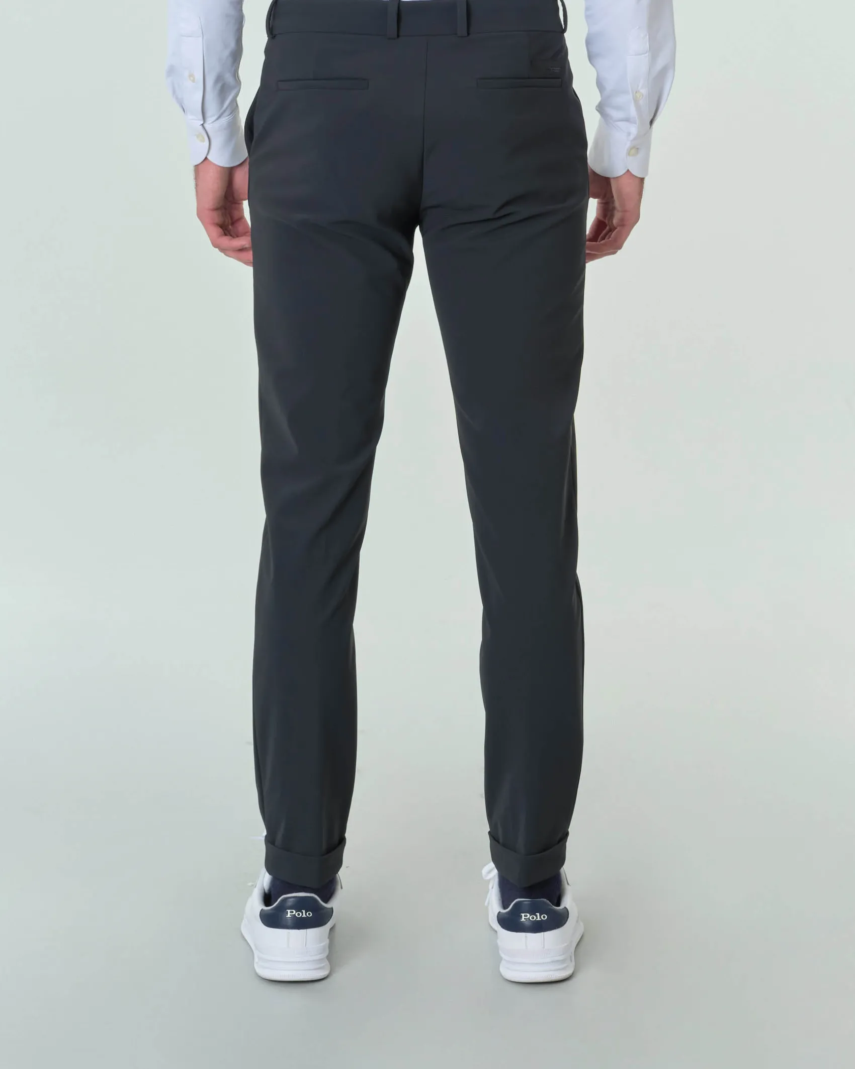 Winter Chino R.R.D. antracite in tessuto tecnico stretch