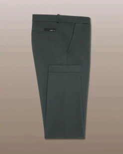 Winter Chino R.R.D. verde militare in tessuto tecnico stretch