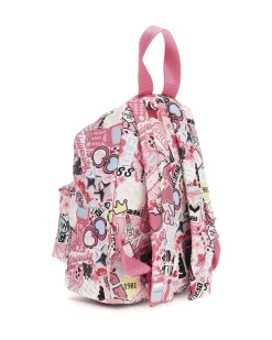 Zainetto Guess rosa multifantasia con bretelle