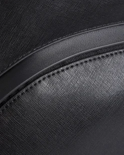 Zaino Calvin Klein Jeans nero in similpelle saffiano